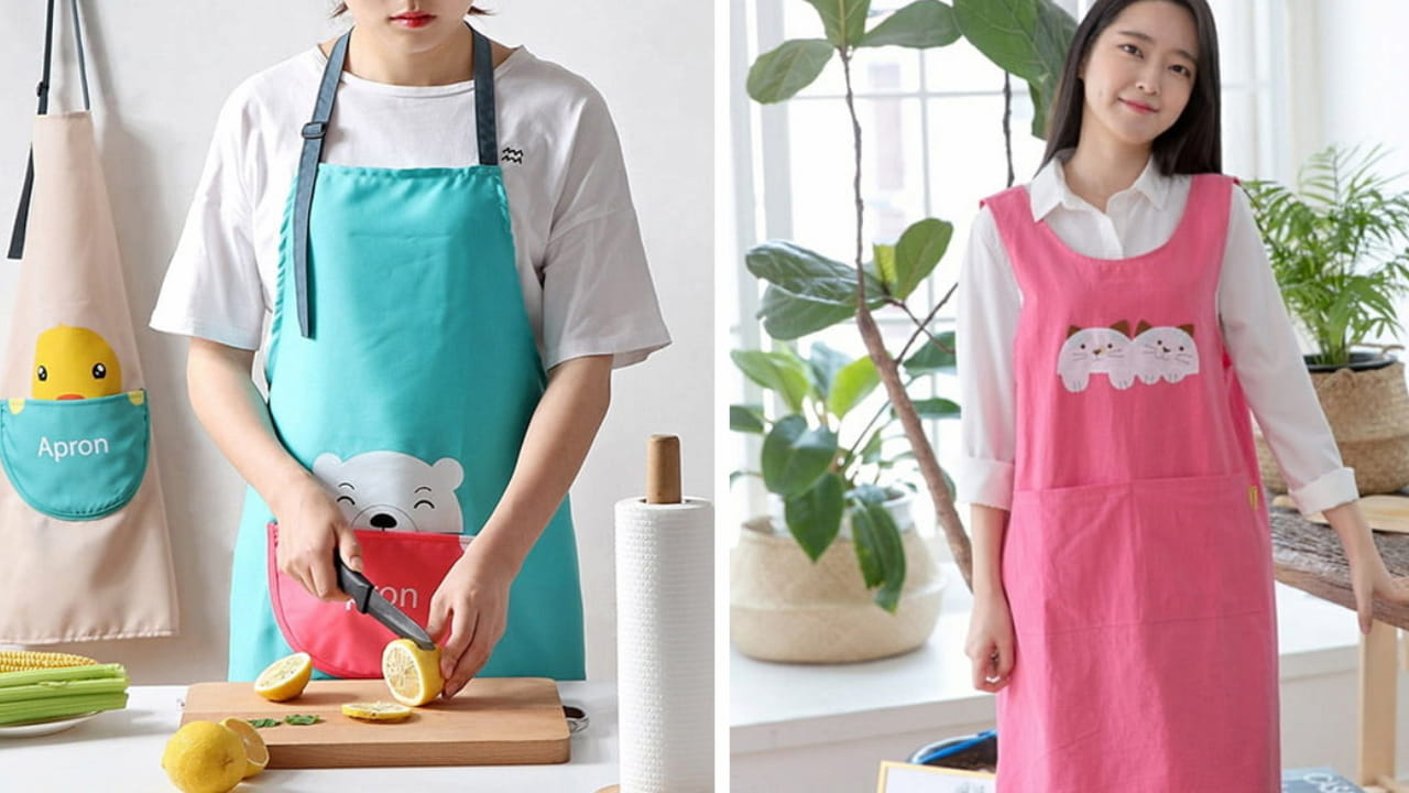 Tạp dề dễ thương: Lựa chọn hoàn hảo cho những cô nàng yêu bếp