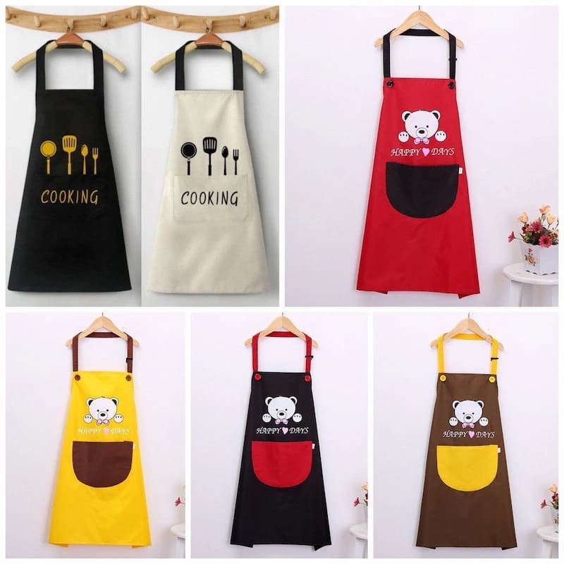 Tạp dề trang trí với những họa tiết bắt mắt, thẩm mỹ