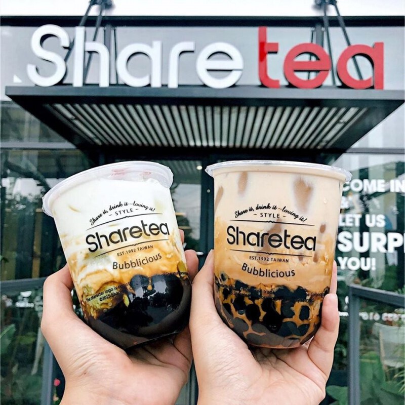 Sharetea là trà sữa ngon Hà Nội nổi tiếng với các sản phẩm trà sữa và thức uống đa dạng