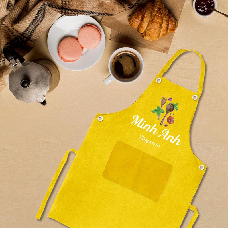 Chi phí in tạp dề số lượng ít thường cao hơn so với in số lượng lớn