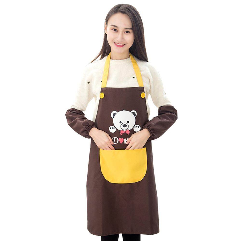 Tạp dề 2 lớp vải được sử dụng cho nhân viên làm bánh