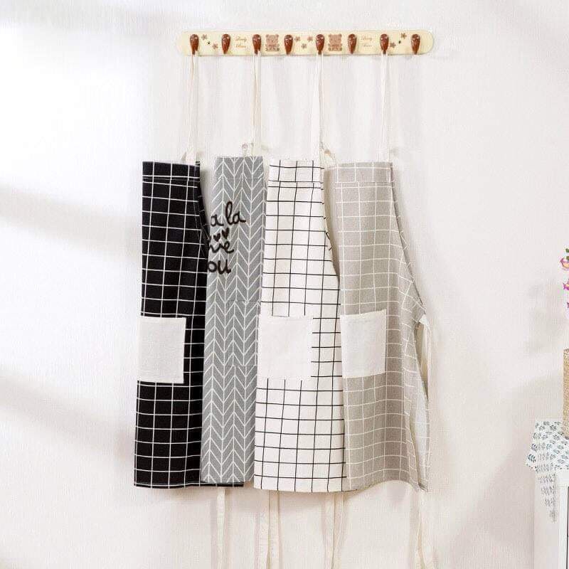 Tạp dề kẻ sọc canvas là mẫu tạp dề có độ bền cao