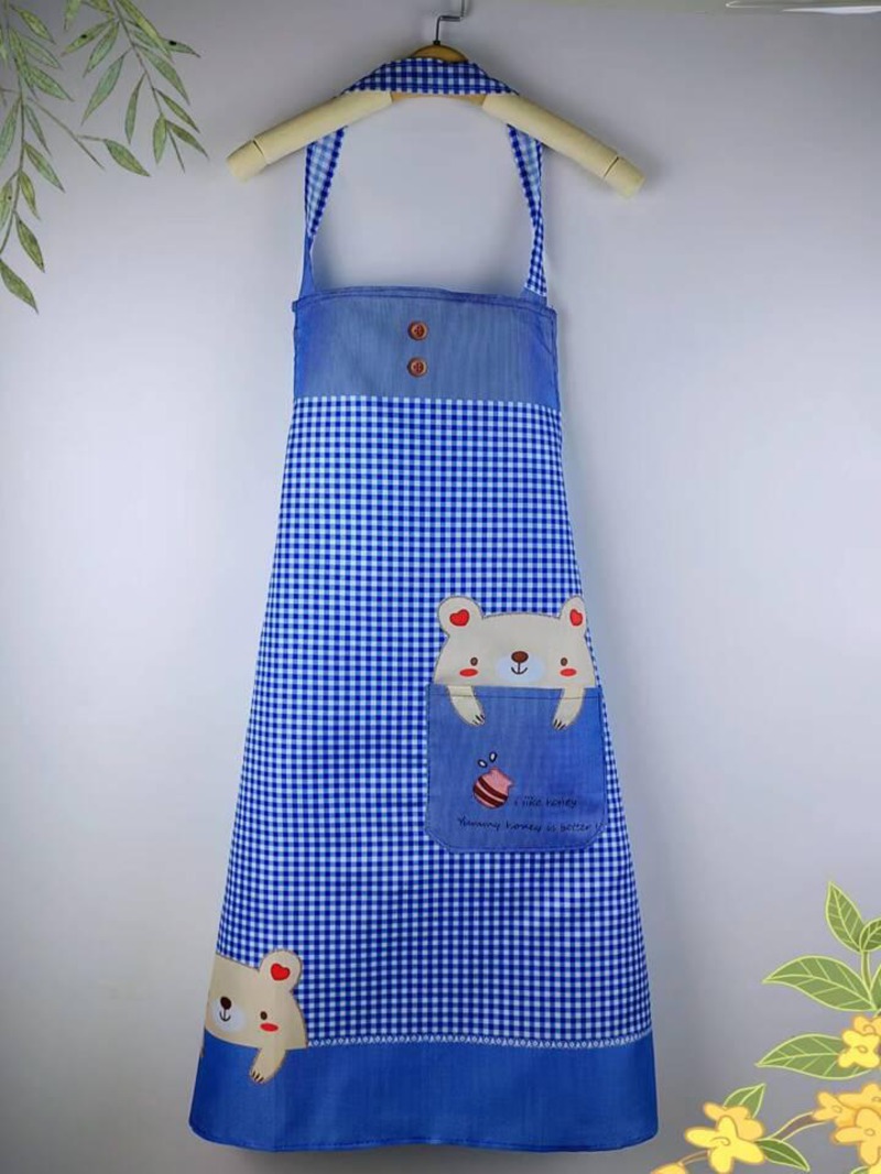 Mẫu tạp dề kẻ sọc caro phù hợp với những người yêu thích phong cách vintage