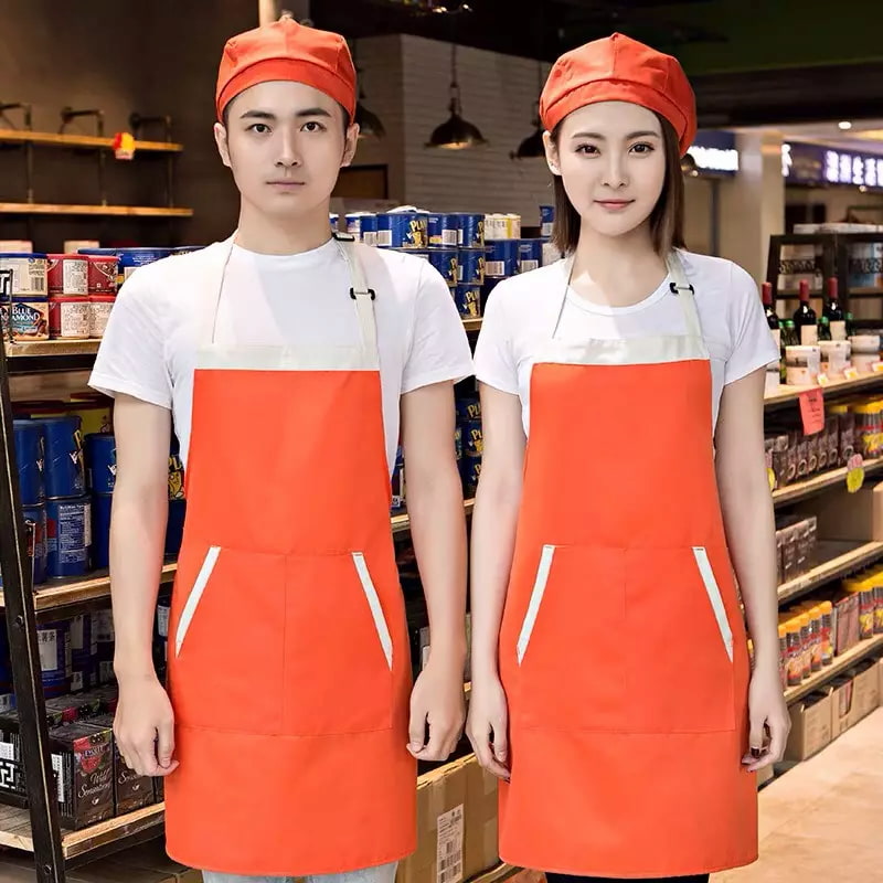 Tạp dề có thiết kế túi tiện lợi 