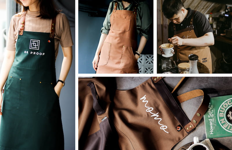 Bỏ túi địa chỉ may tạp dề vải kaki uy tín, chất lượng