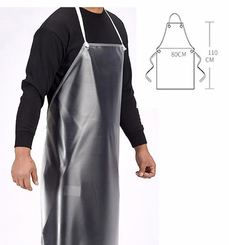 Tạp dề làm từ chất liệu vải PVC cao cấp với khả năng chống thấm nước vượt trội