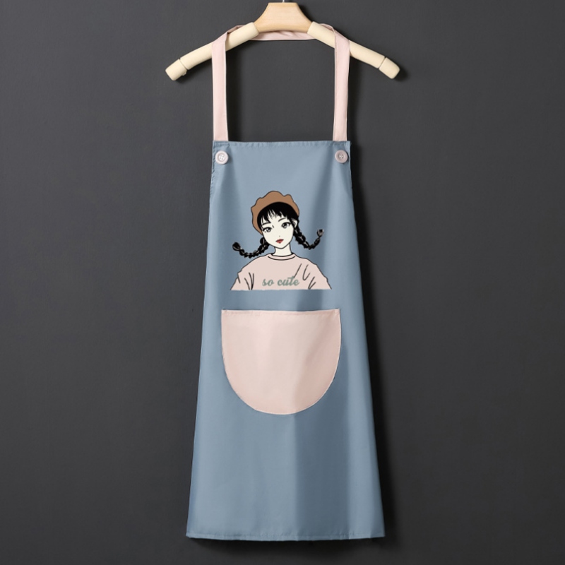 Tạp dề rửa chén vải polyester ít nhăn và có độ thấm hút mồ hôi tốt