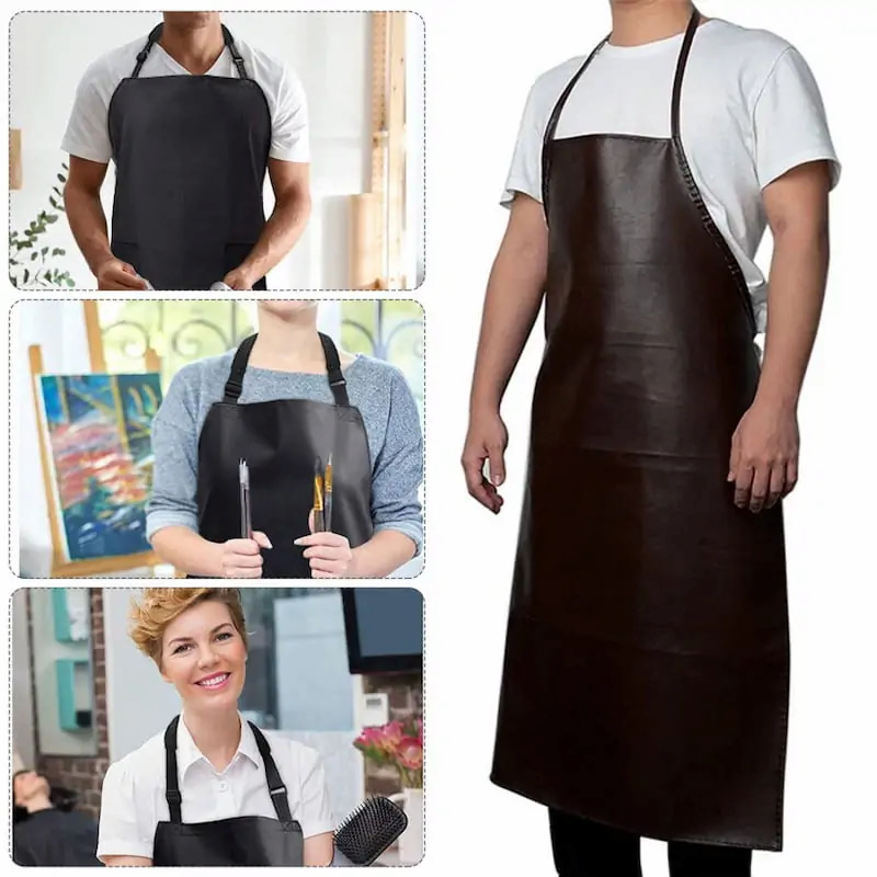 Tạp dề giúp chống thấm nước được dùng trong các tiệm salon tóc