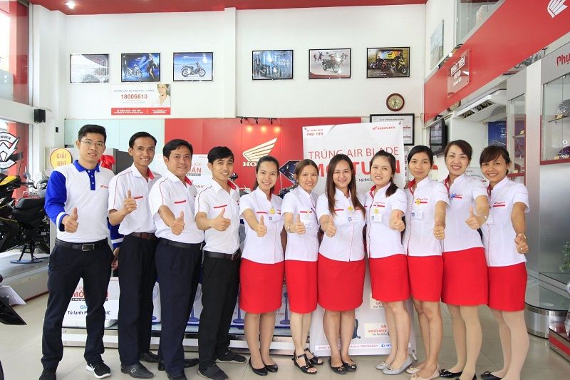May đồng phục Honda giá tốt, uy tín tại Handy Uni