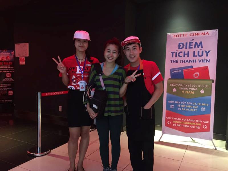 Mẫu đồng phục Lotte Cinema cho các sự kiện