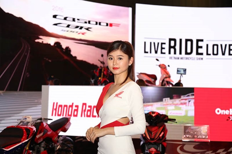 Đồng phục cho PG Honda tham gia sự kiện cá tính