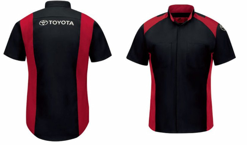 đồng phục toyota đẹp