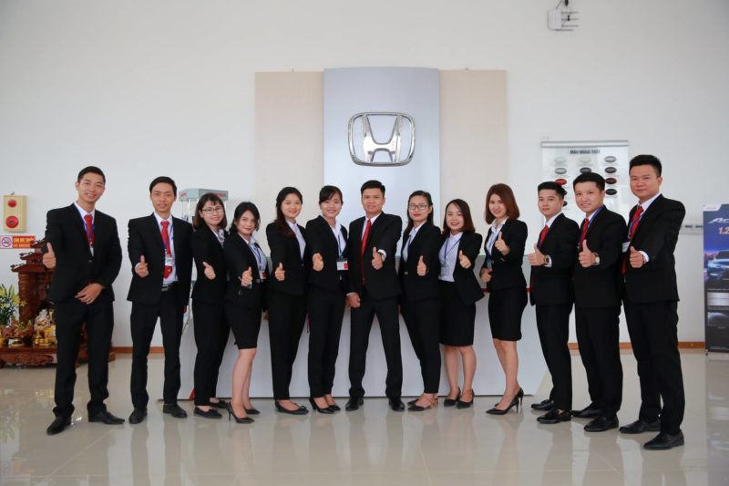 Mẫu đồng phục Honda cho nhân viên cao cấp