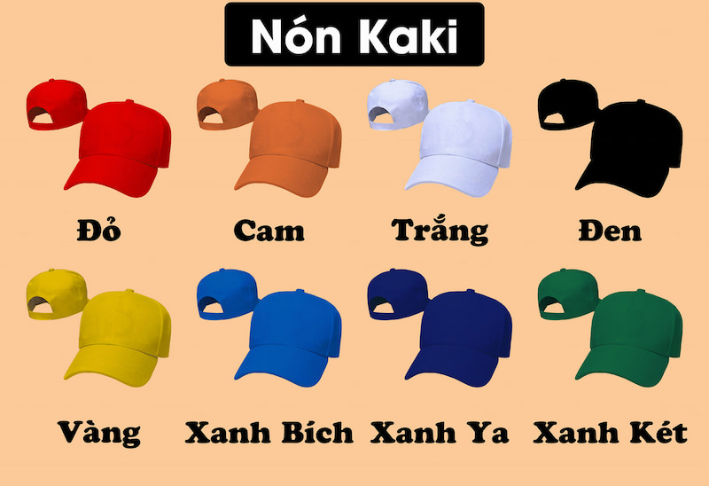 địa chỉ may nón theo yêu cầu