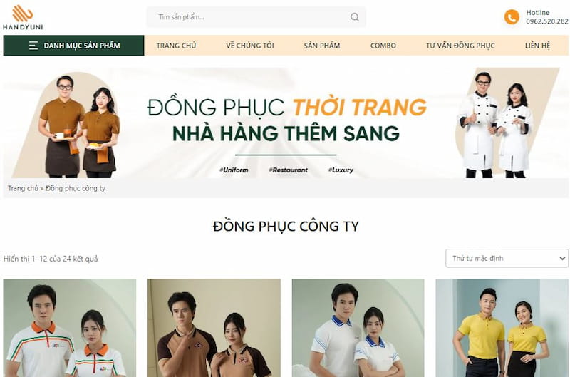Handyuni tự hào nằm trong top các công ty may đồng phục ở Hà Nội uy tín nhất