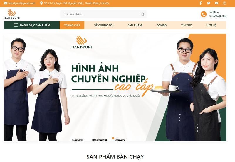 Handy Uni là đơn vị may đồng phục công ty du lịch nhiều năm kinh nghiệm