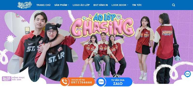 Đồng phục Hải Anh nhiều năm kinh nghiệm trong nghề