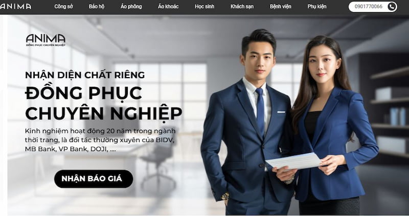 Đồng phục Anima luôn cập nhật xu hướng thời trang mới mẻ