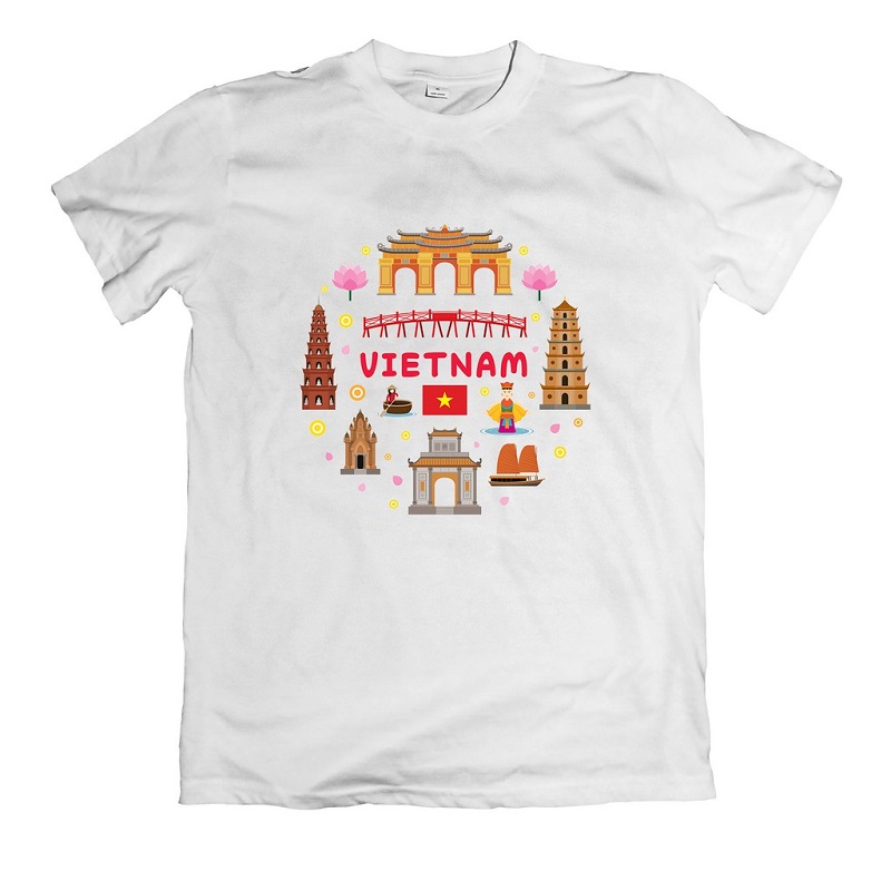 Áo thun in địa danh thích hợp cho từng tour riêng