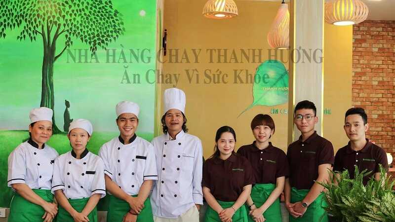 Handy Uni – Xưởng may đồng phục nhà hàng chay đẹp, giá tốt