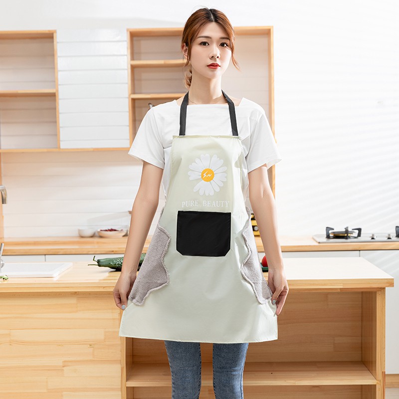 Tạp dề nội trợ đa phần sử dụng mẫu tạp dề yếm