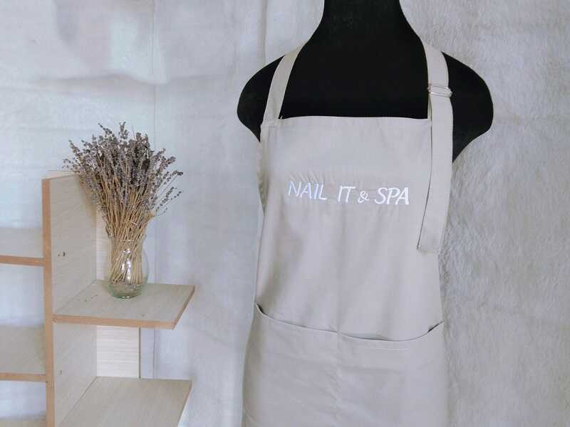 Sử dụng phương pháp thêu trang trí tạp dề cho họa tiết sắc nét