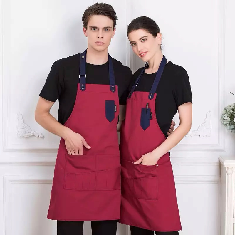 Tổng hợp 5+ mẫu tạp dề đỏ đẹp, cập nhật xu hướng hot nhất