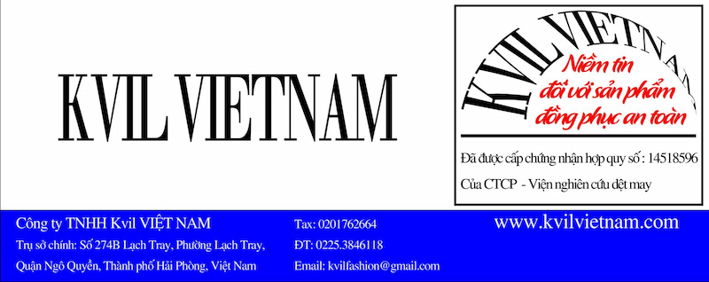 Kvil là thương hiệu may đồng phục bếp Hải Phòng uy tín trong nước và quốc tế
