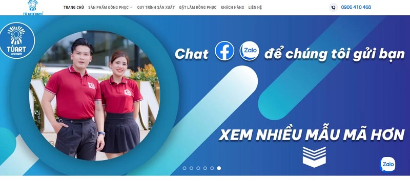 Áo bếp tại đồng phục Tú Art có chất lượng tốt, độ bền cao