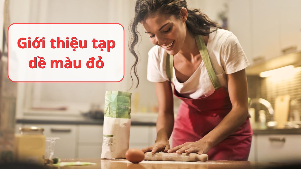 Top 5 mẫu tạp dề màu đỏ mẫu mới “hot trend” của Handy Uni 2026