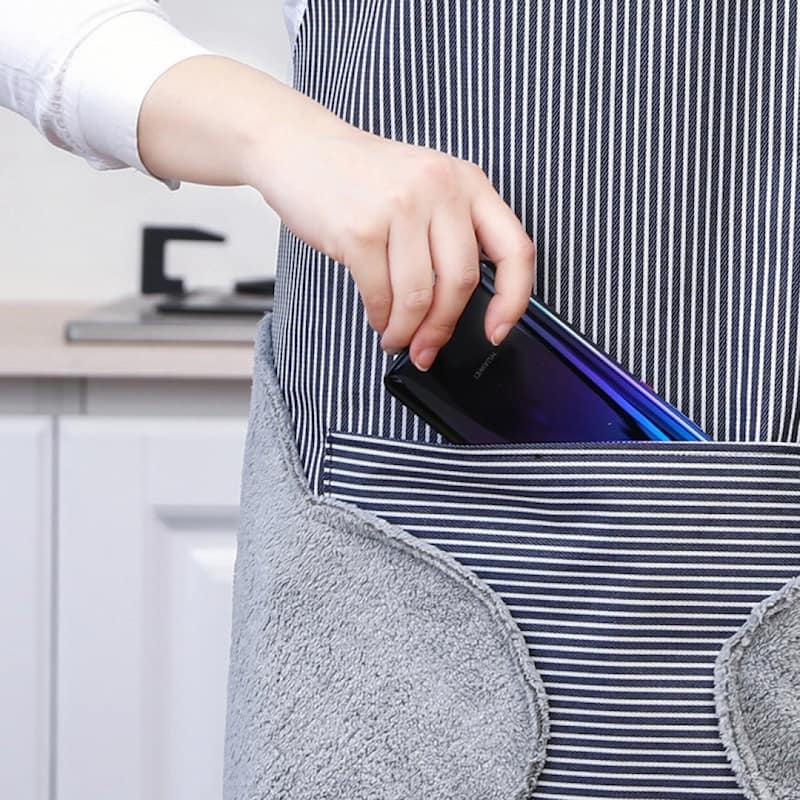 Tạp dề nam họa tiết kẻ ngang