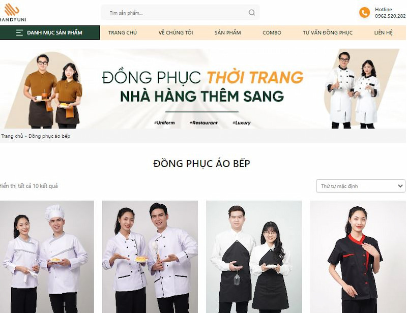 Xưởng may Handyuni được nhiều khách hàng lựa chọn