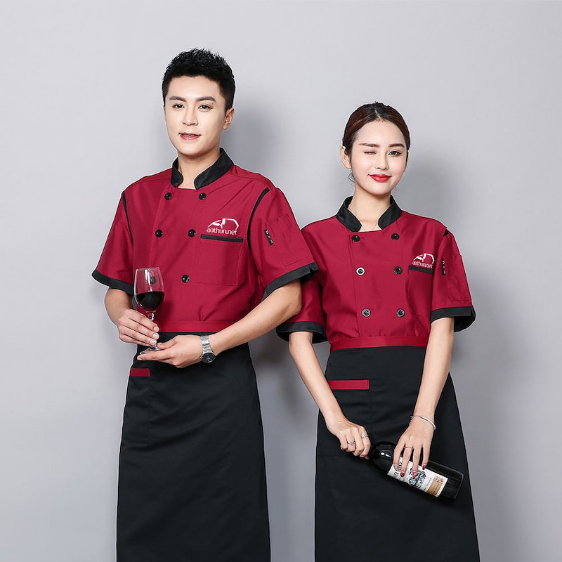 Áo bếp nữ cao cấp với kiểu dáng sang trọng, chuyên nghiệp