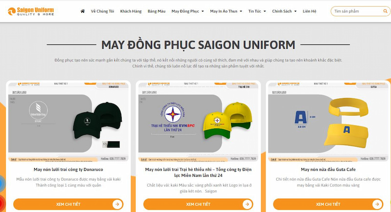 Saigon Uniform là xưởng may tạp dề giá tốt