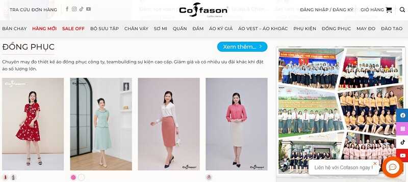 Cofason – địa chỉ may đồng phục tại Đà Nẵng được nhiều người tin dùng