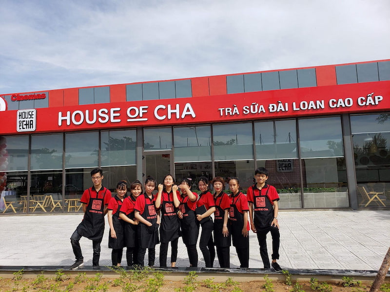 May đồng phục trà sữa House Of Cha đẹp tại Handy Uni