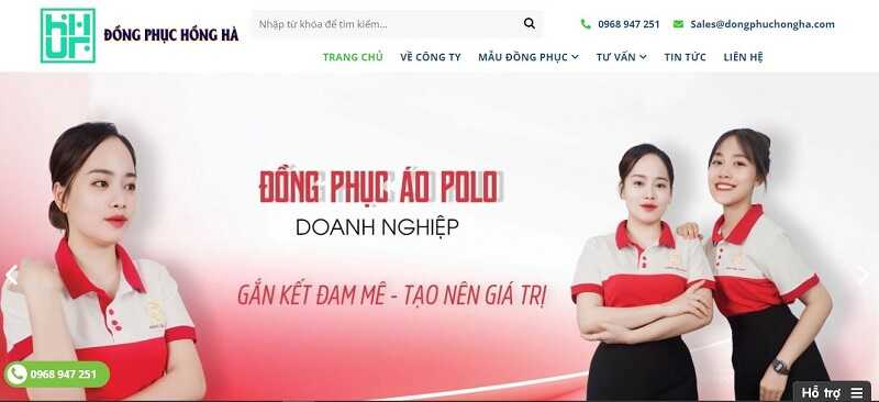 Hồng Hà là xưởng sản xuất đồng phục khách sạn Hải Phòng lâu năm trong nghề