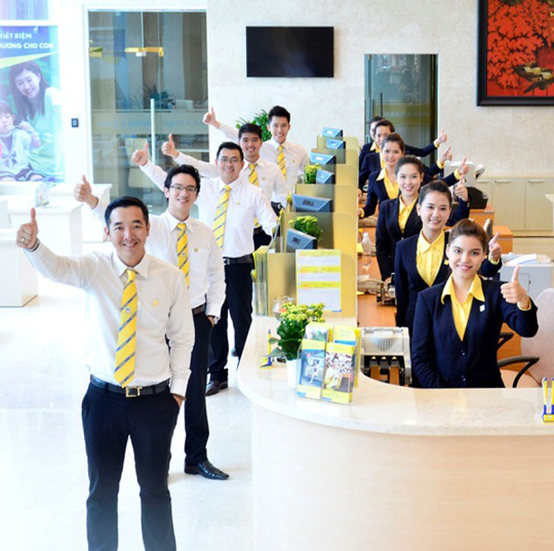 Thiết kế áo sơ mi đồng phục ngân hàng Nam Á