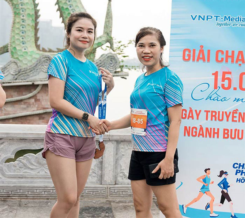 Áo giải chạy đồng phục VNPT