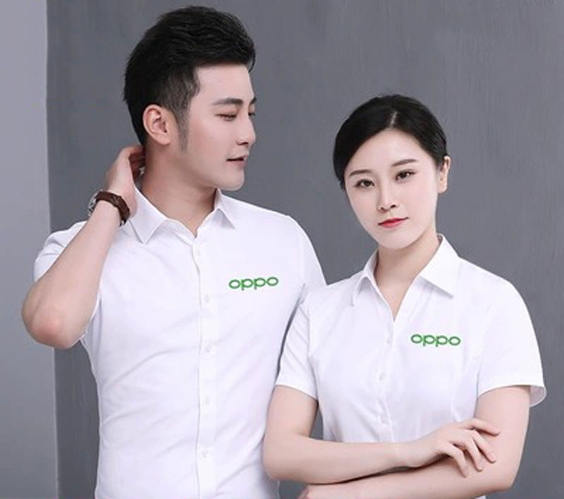 Áo sơ mi đồng phục Oppo
