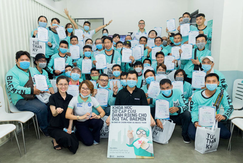 Áo thun dài tay Baemin đồng phục