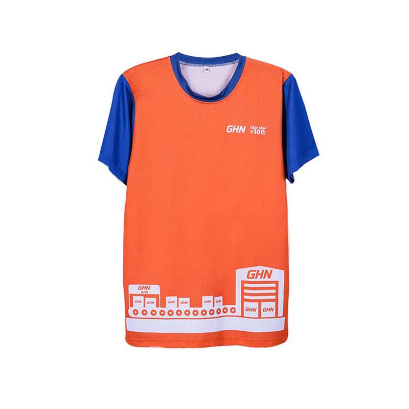 Áo thun cổ tròn đồng phục GHN