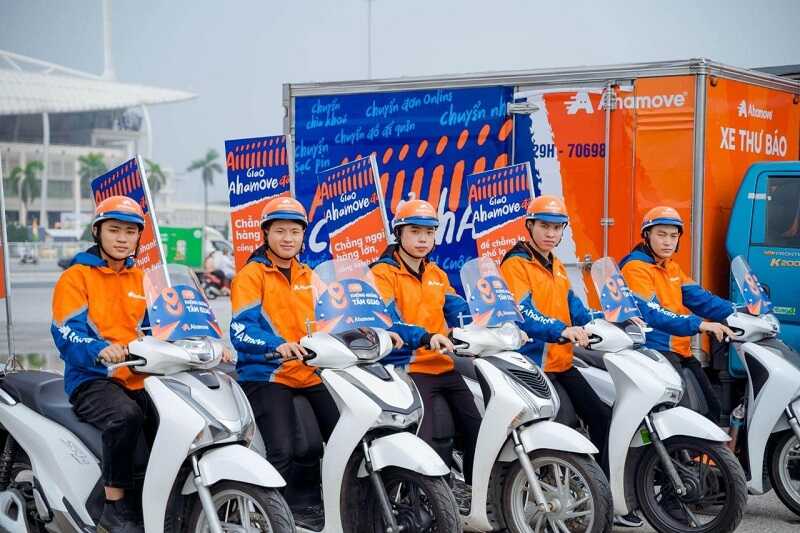 May đồng phục Ahamove đẹp với xưởng Handyuni