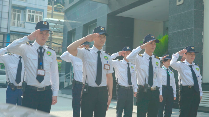 Đồng phục an ninh tòa nhà chung cư