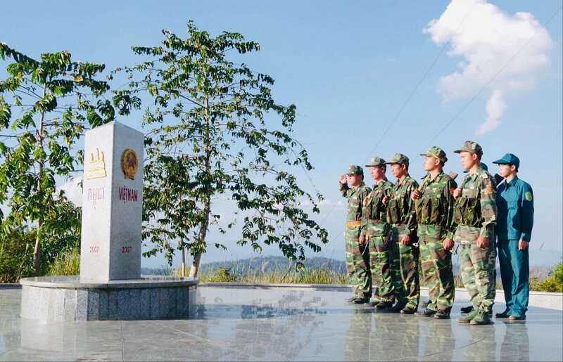 Mẫu đồng phục quân đội cho lực lượng Biên phòng