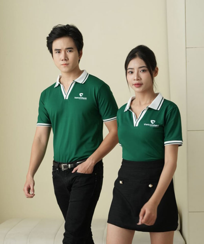 Mẫu Vietcombank đồng phục uy tín tại Handyuni