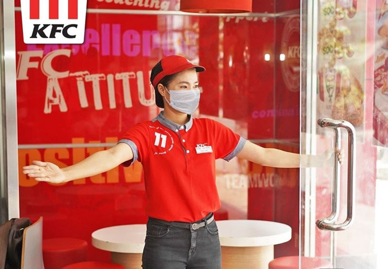 Đồng phục nhà hàng KFC