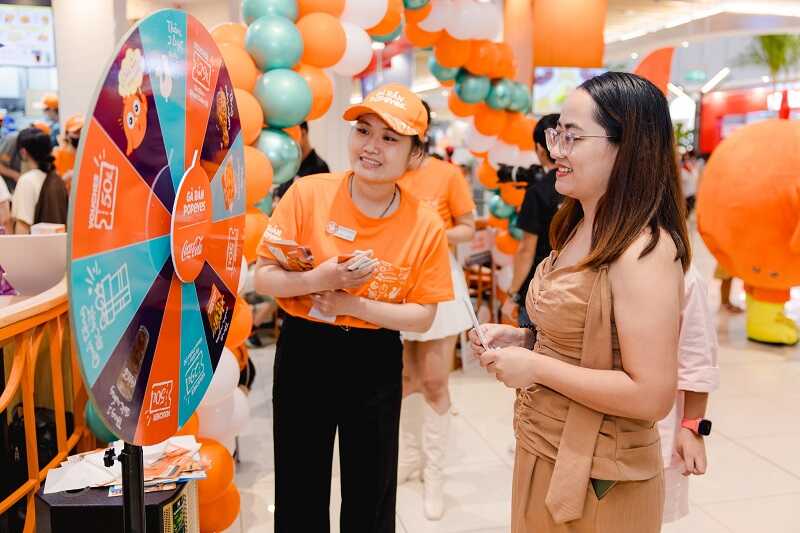 Đồng phục nhà hàng Popeyes áo thun cổ tròn cho các sự kiện