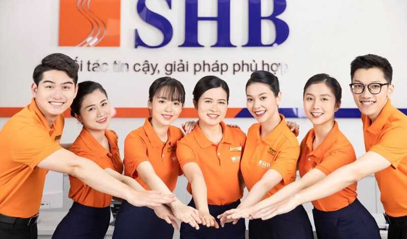 Đồng phục áo thun ngân hàng SHB nổi bật