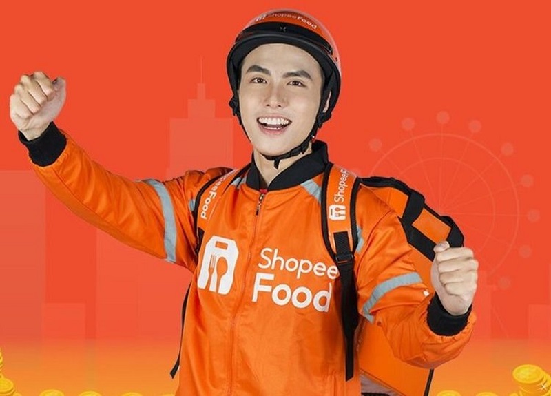 Áo khoác tài xế Shopee Food dáng basic tối ưu công năng